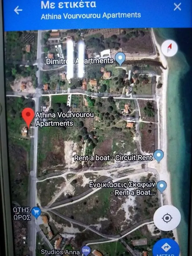 Athina Vourvourou Apartments 0*,